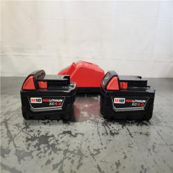 AS-IS- Milwaukee 18-Volt Lithium-Ion XC Starter Kit with Two 5.0Ah Batteries and Charger