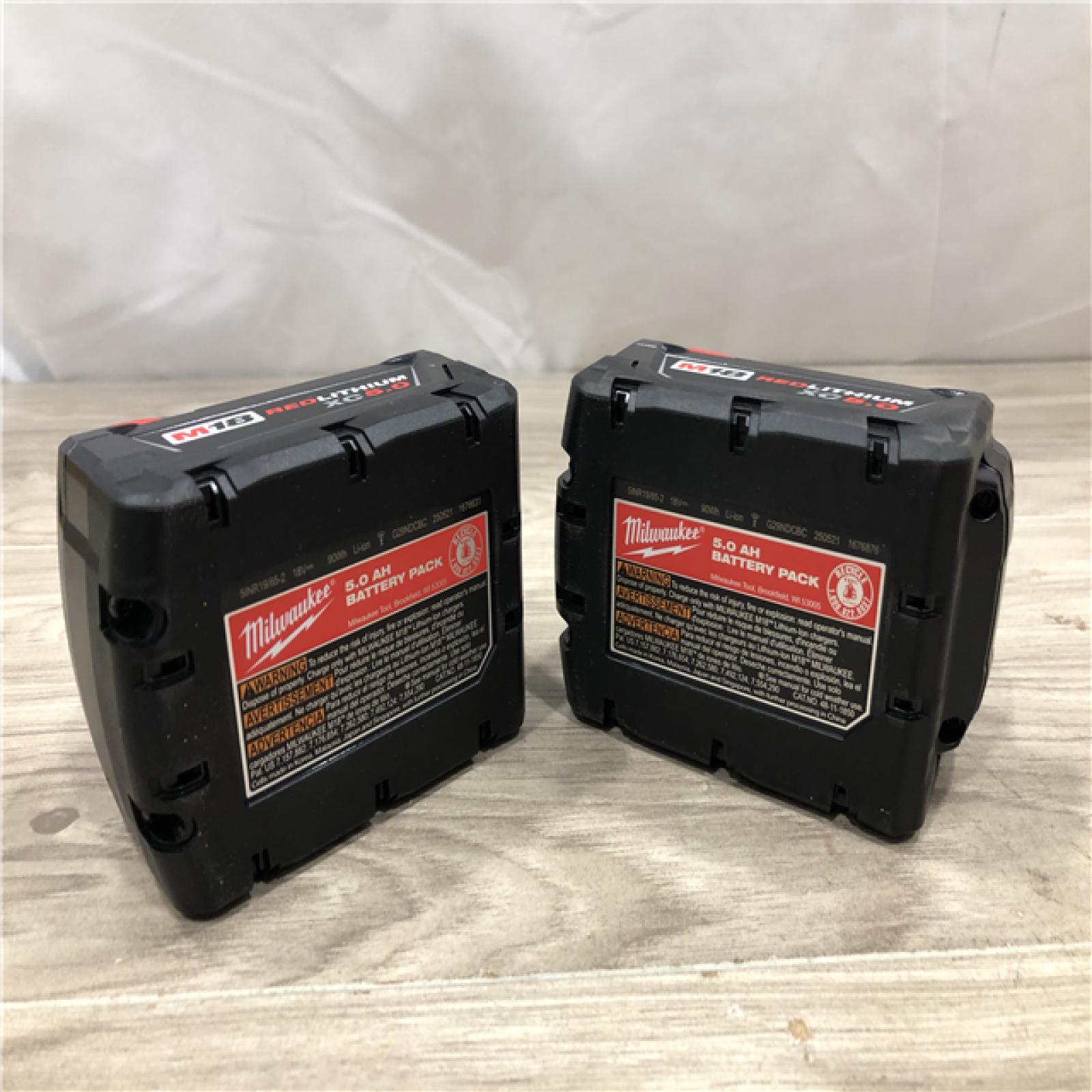 AS-IS Milwaukee 18-Volt Lithium-Ion XC Starter Kit