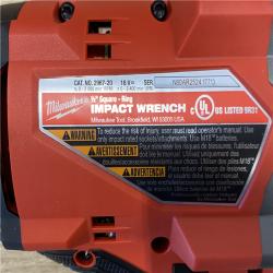 AS-IS Milwaukee FUEL 18V Lithium-Ion Brushless Cordless 1/2 in. Impact Wrench w/Friction Ring Kit