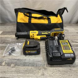 AS-IS DEWALT 20-Volt Maximum Lithium-Ion 3/8 in. and 1/2 in. Cordless Ratchet Kit