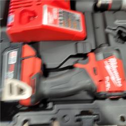 AS-IS MILWAUKEE M18 FUEL 18V Lithium-Ion Brushless Cordless Hammer Drill and Impact Driver Combo Kit (2-Tool) with 2 Batteries