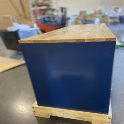 DALLAS LOCATION - Husky Tool Storage 72 in. W Standard Duty Gloss Blue Mobile Workbench Tool Chest