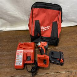 AS-IS Milwaukee M18 Compact Brushless 1/4  Hex Impact Driver Kit