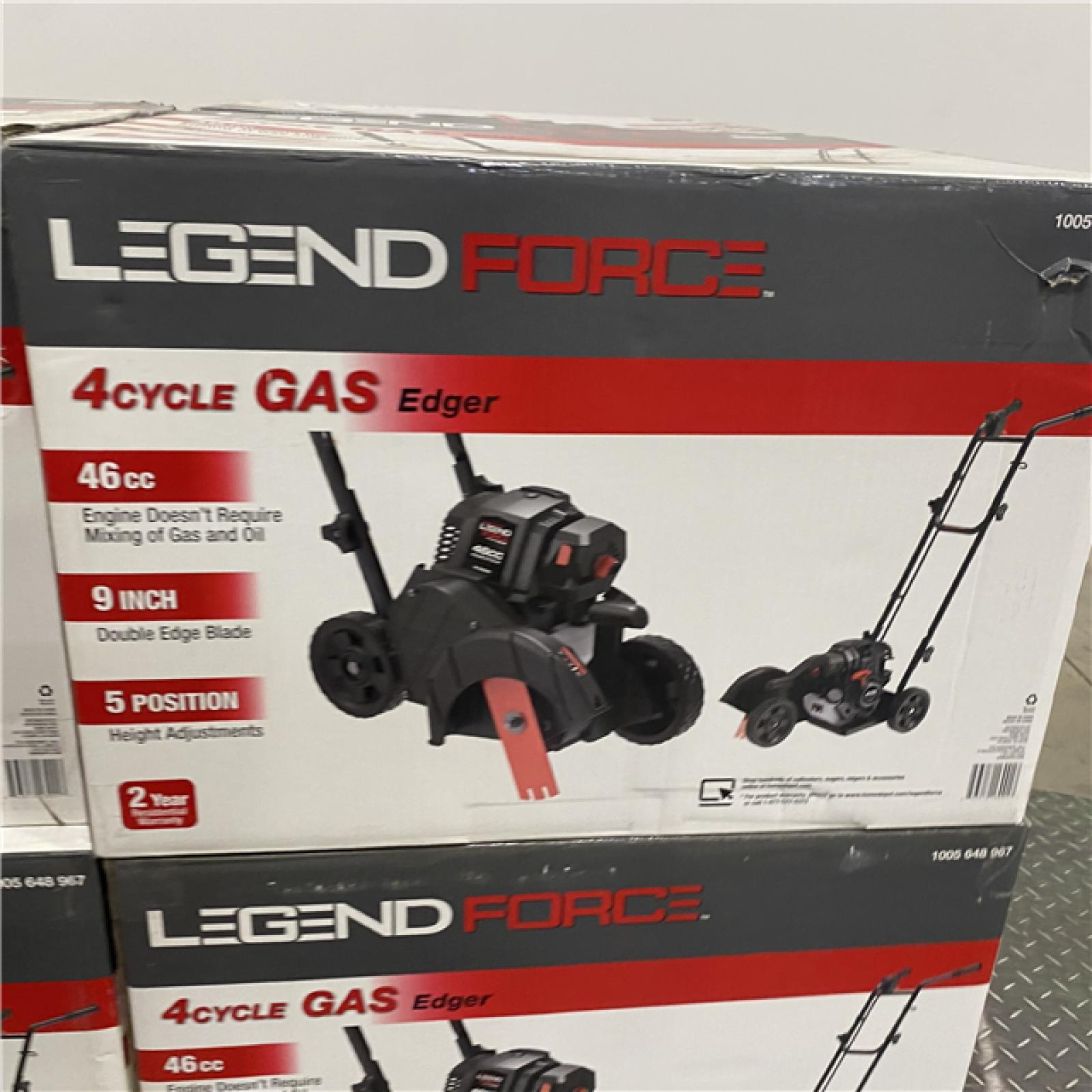 Dallas Location - As-Is Legend Force 46 cc Gas Powered 4-Stroke Walk Behind Edger(Lot Of 8)