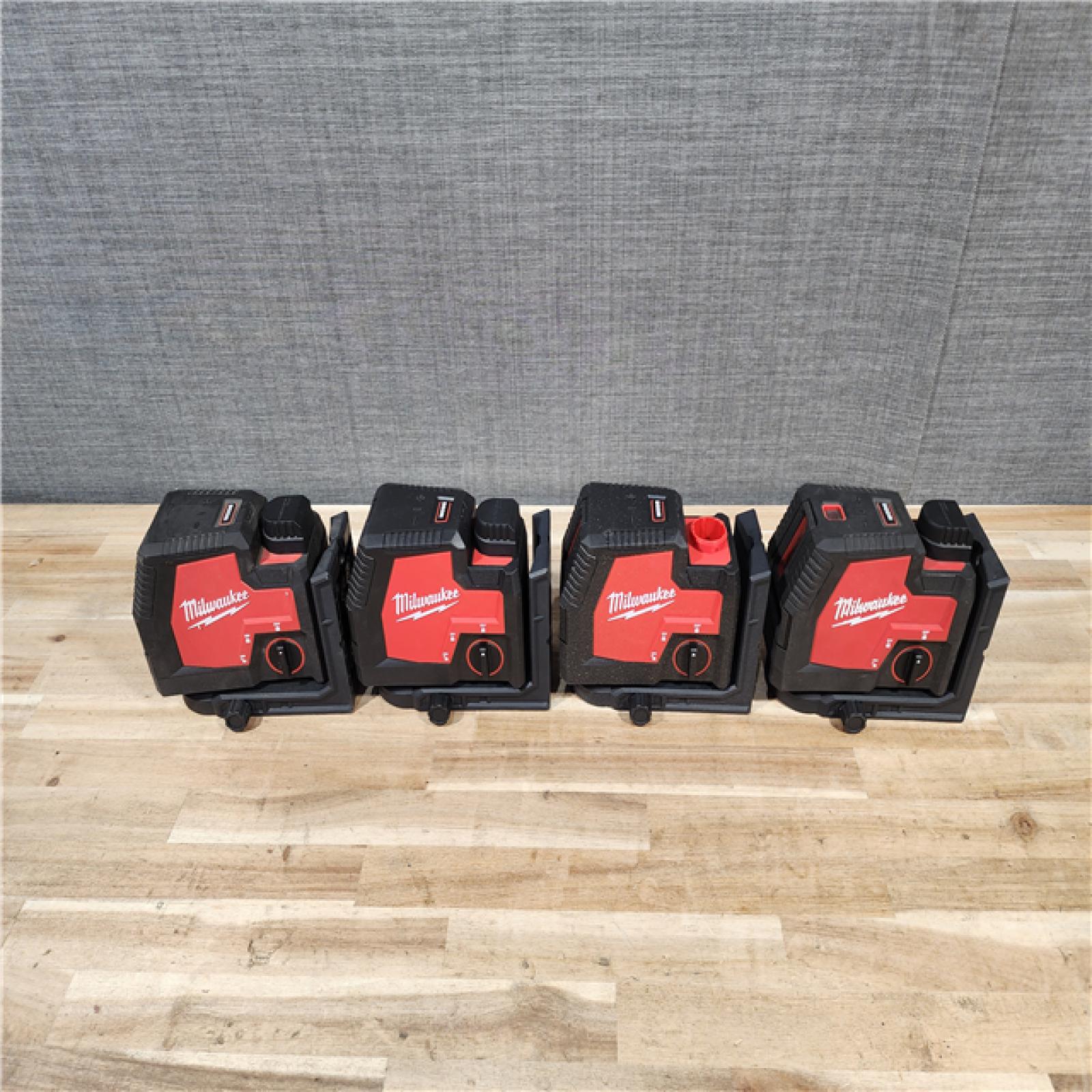 HOUSTON LOCATION - AS-IS MILWAUKEE 4 LASER TOOL COMBO