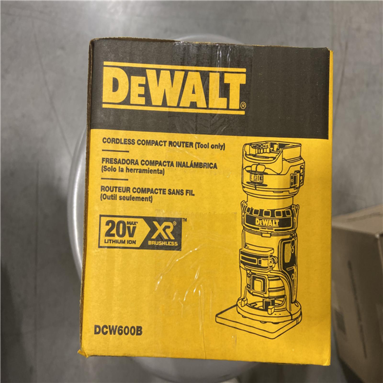 NEW! - DEWALT 20V MAX XR Cordless Brushless Fixed Base Compact Router (Tool Only)