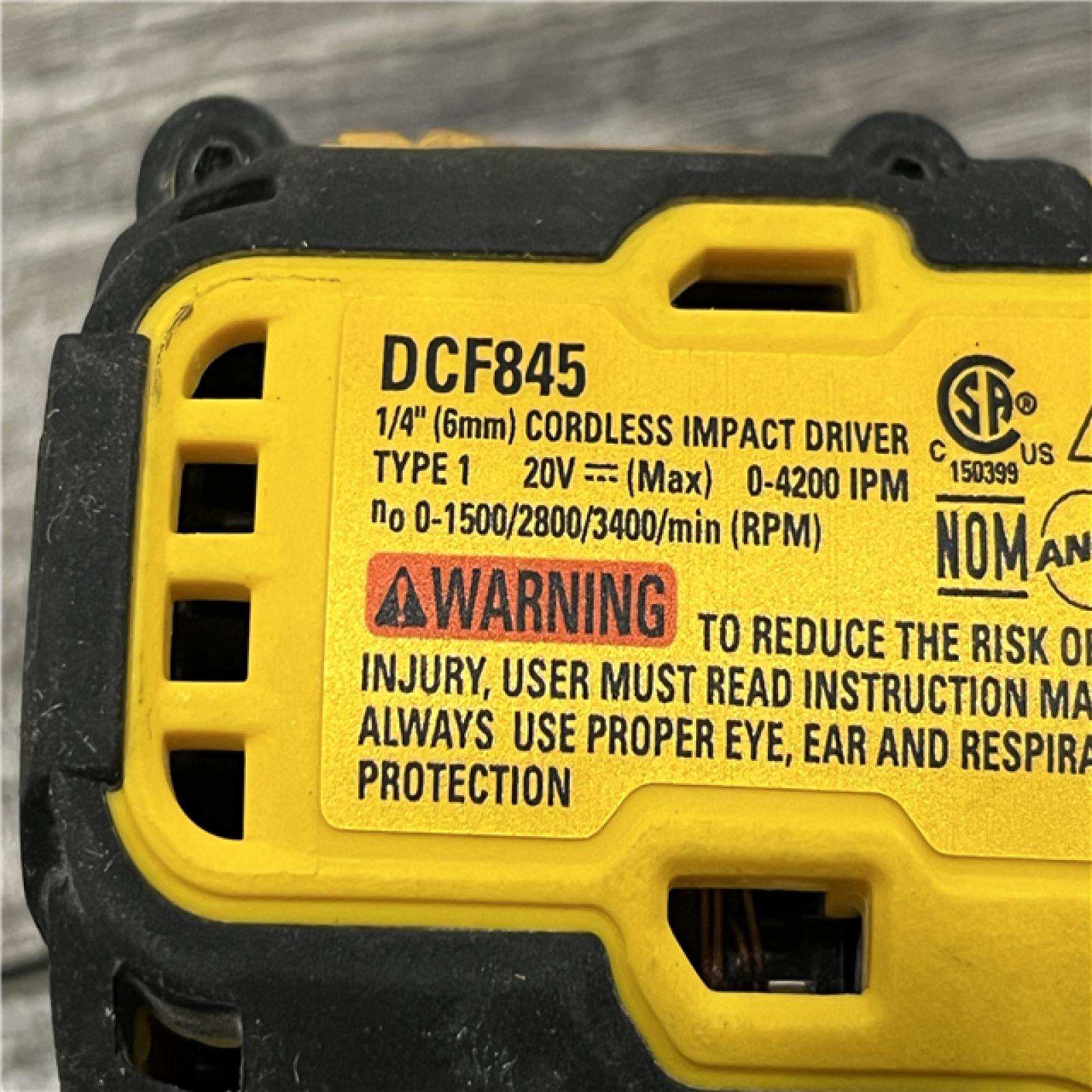 AS-IS DEWALT 20-Volt Maximum XR Cordless Brushless 1/4 in. 3-Speed Impact Driver (Tool-Only)