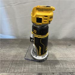 AS-IS DEWALT 20V MAX XR Cordless Brushless Fixed Base Compact Router (Tool Only)