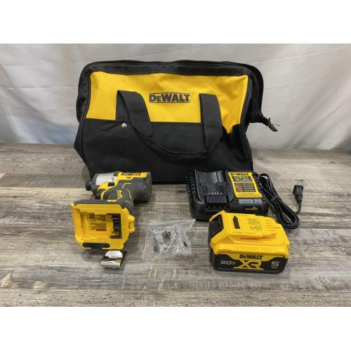 AS-IS DEWALT 20-Volt Maximum XR Lithium-Ion Cordless Brushless 1/4 in. 3-Speed Impact Driver Kit