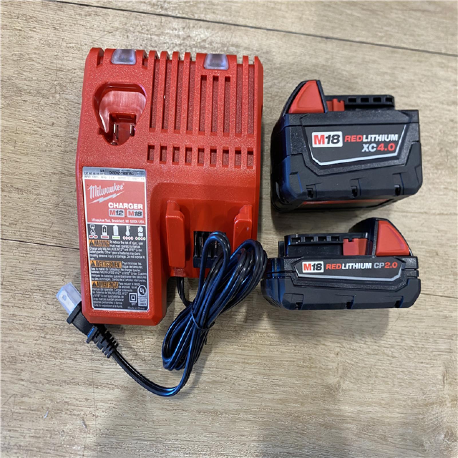 AS-IS Milwaukee 18-Volt Lithium-Ion Brushless Cordless (4-Tool) Combo Kit