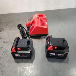 AS-IS- Milwaukee M18 18-Volt Lithium-Ion XC Starter Kit with Two 5.0Ah Batteries and Charger