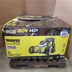 Phoenix RYOBI 80V HP Brushless Battery Cordless Electric 30 in. Multi-Blade Lawn Mower with Battery and Charger