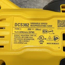AS-IS DEWALT 20V MAX Cordless Brushless Reciprocating Saw (Tool Only)