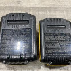 AS-IS DEWALT 20V MAX Lithium-Ion Battery Kit with 5.0Ah and 2.0Ah Battery and Charger