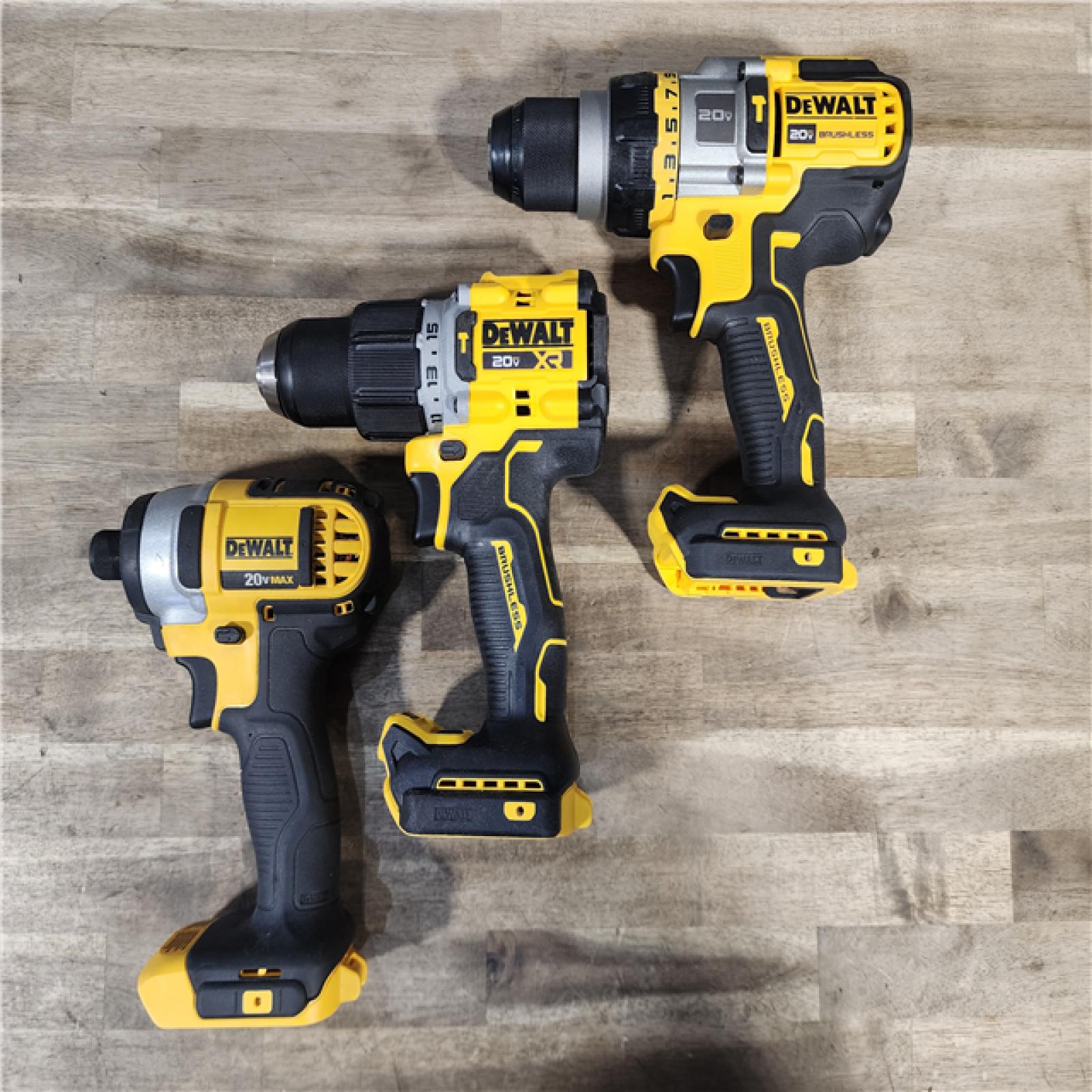 HOUSTON LOCATION - AS-IS DEWALT 3 TOOL COMBO