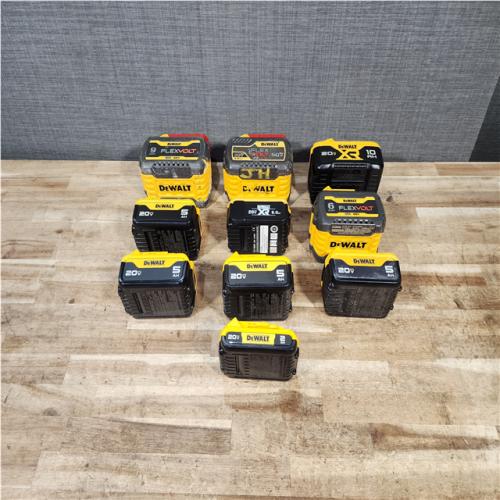 HOUSTON LOCATION - AS - IS DEWALT BATTERY PACK QTY - 10