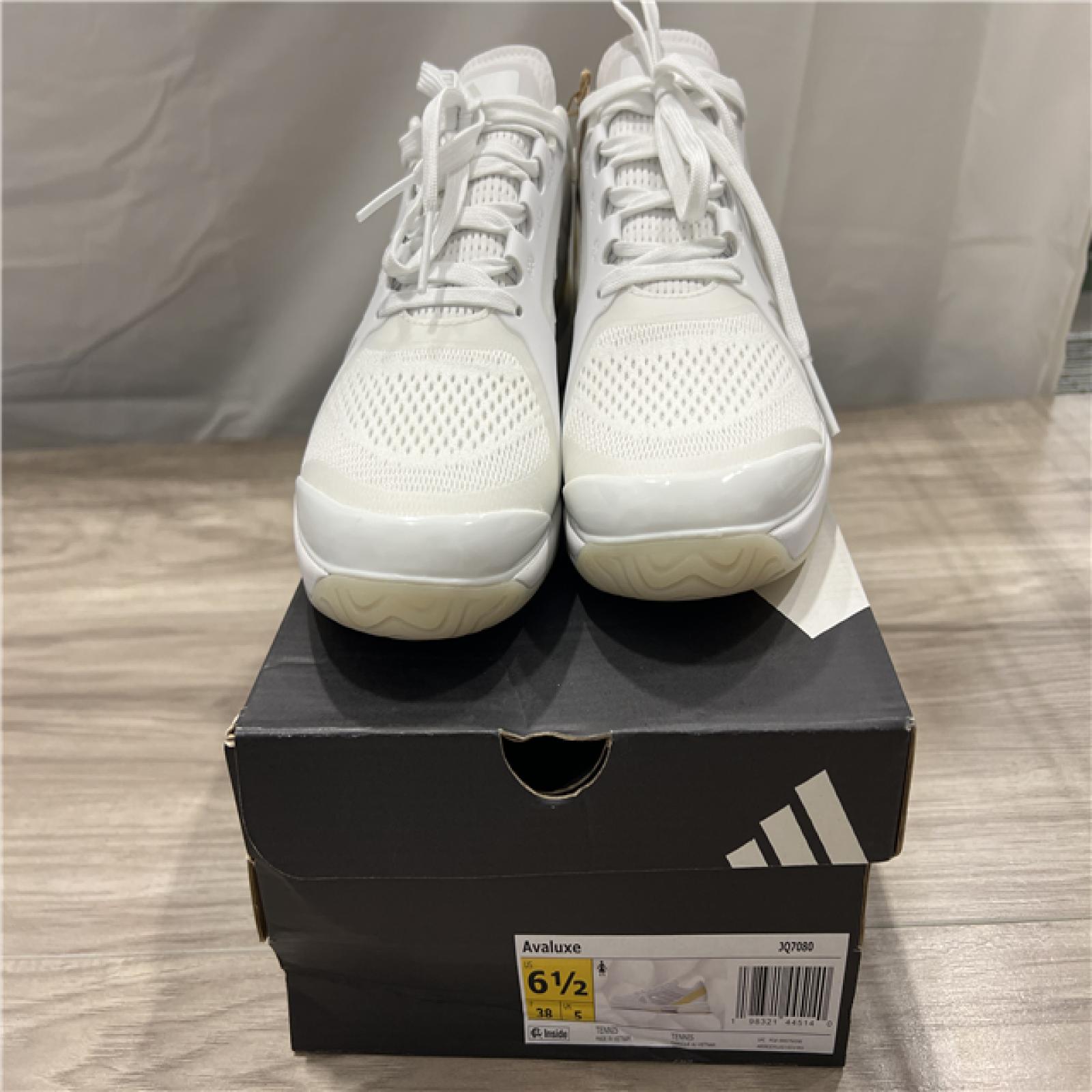 Adidas Avaluxe Tennis Shoes - White/Orange Tint - SZ 6.5