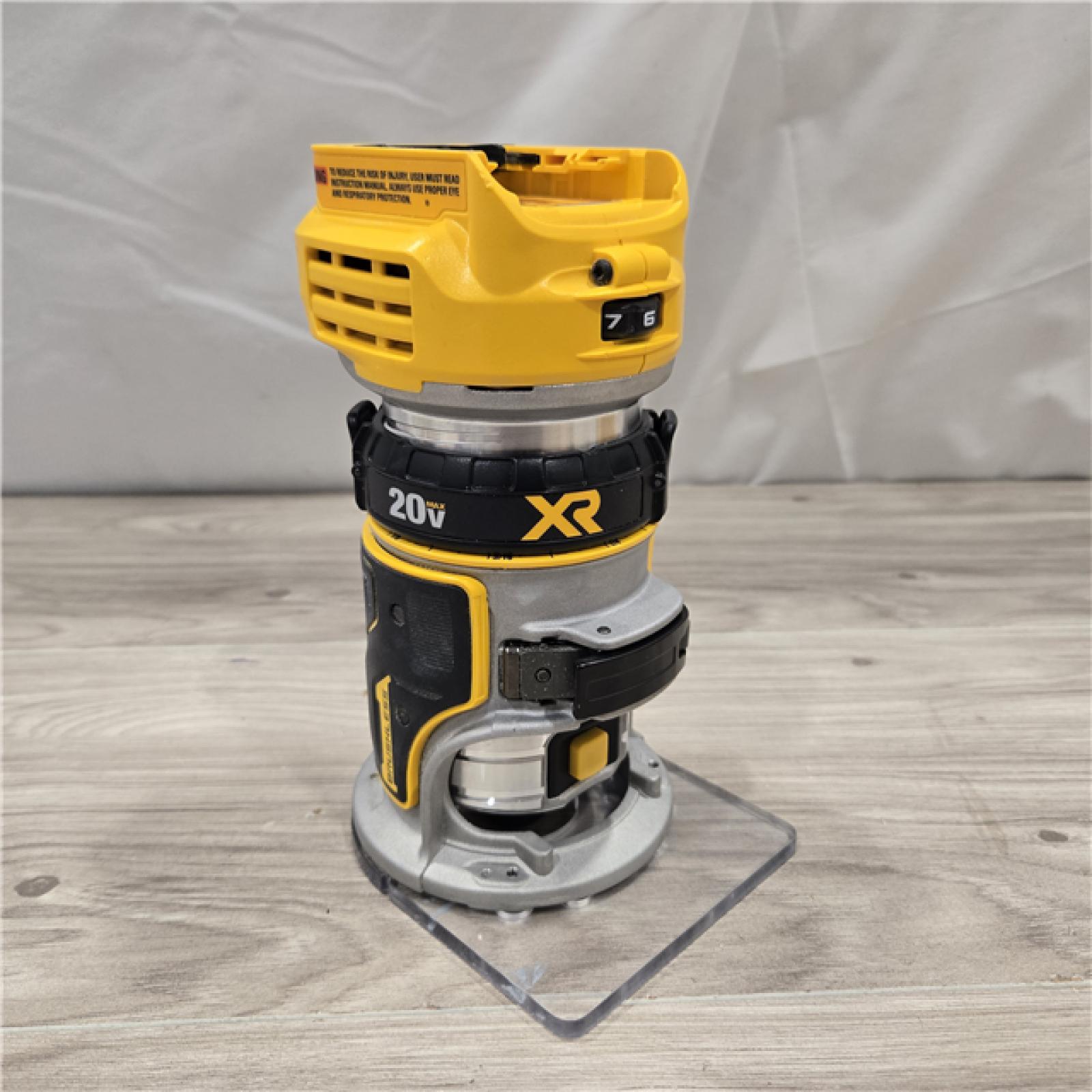 AS-IS Dewalt 20V MAX XR Cordless Compact Router (Tool Only)