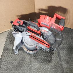 HOUSTON LOCATION - AS-IS M18 FUEL 18V 10 in. Lithium-Ion Brushless Cordless Dual Bevel Sliding Compound Miter Saw Kit with FORGE 8.0 BATTERY & CHARGER