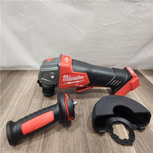AS-IS- Milwaukee FUEL 18-Volt Lithium-Ion Brushless Cordless 4-1/2 in./5 in. Grinder W/Paddle Switch (Tool-Only)