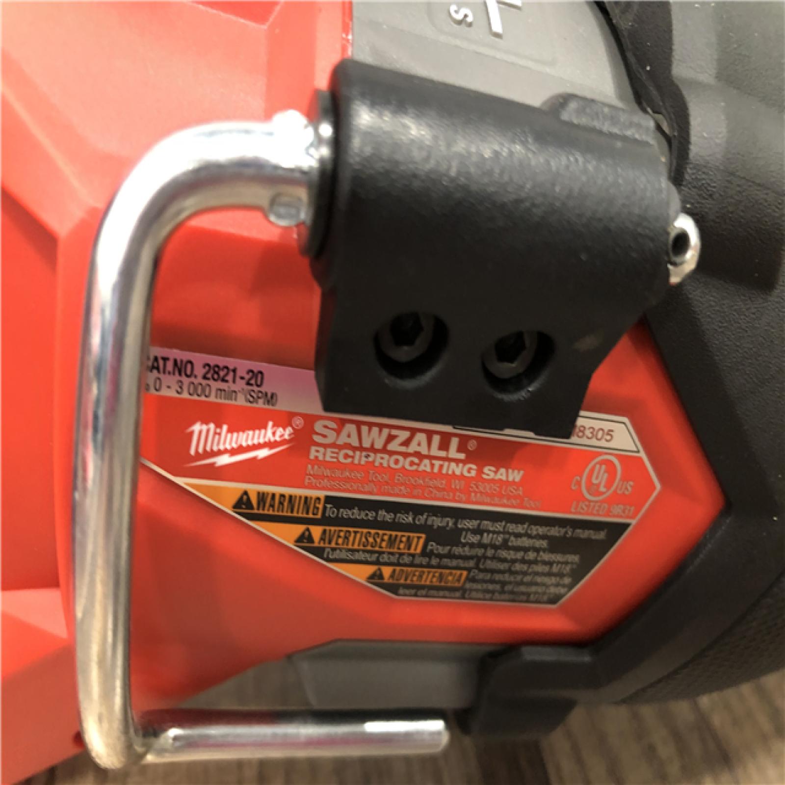 AS-IS Milwaukee FUEL GEN-2 18V Lithium-Ion Brushless Cordless SAWZALL Reciprocating Saw (Tool-Only)