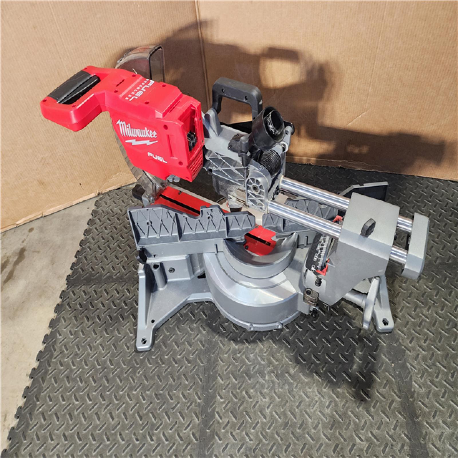 HOUSTON LOCATION - AS-IS M18 FUEL 18V Lithium-Ion Brushless Cordless 12 in. Dual Bevel Sliding Compound Miter Saw (Tool-Only)