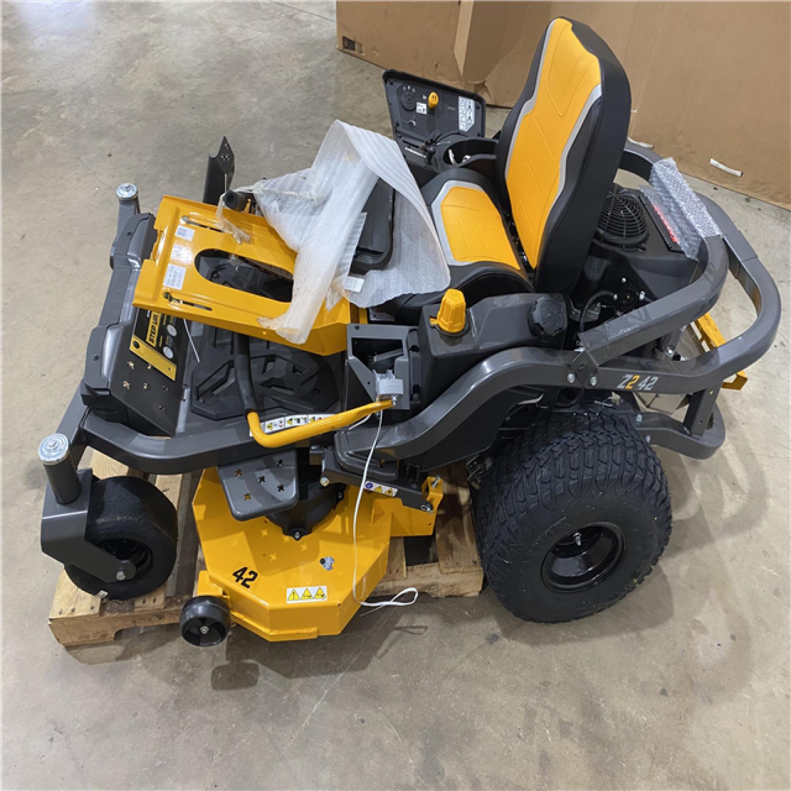 Houston Location - AS-IS Outdoor Power Equipment CUB CADET Z2 42 INCH SIT DOWN MOWER
