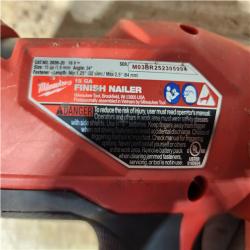 HOUSTON LOCATION - AS - IS Milwaukee FUEL 18V Lithium-Ion Brushless Cordless Gen II 15-Gauge Angled Nailer (Tool-Only)