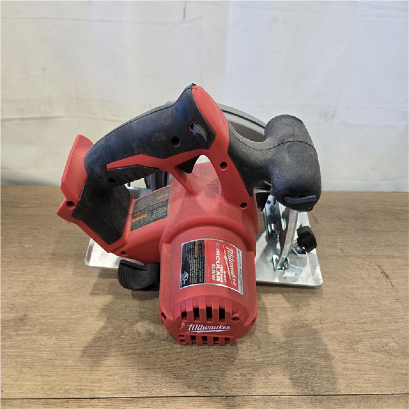 AS-IS Milwaukee 18V Lithium-Ion Cordless 6-1/2 in. Circular Saw (Tool-Only)