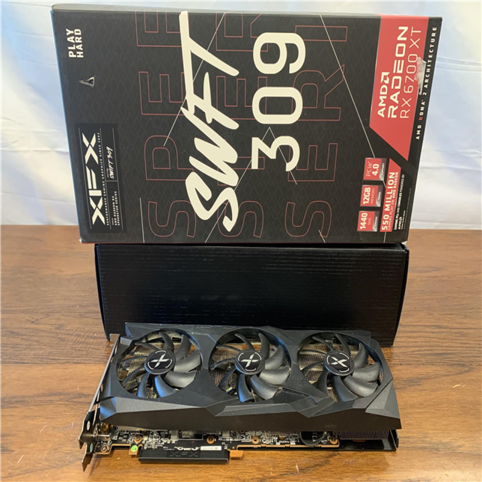 AS-IS XFX - Speedster SWFT309 AMD Radeon RX 6700 XT 12GB GDDR6 PCI Express 4.0 Gaming Graphics Card - Black