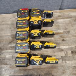 HOUSTON LOCATION - AS-IS DEWALT BATTERY PACK QTY - 15