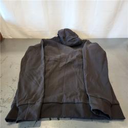 AS-IS- Milwaukee Men's Large 12-Volt Lithium-Ion Cordless Black Heated Jacket Hoodie Kit