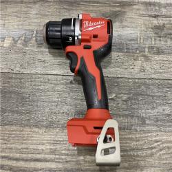 AS-IS Milwaukee 18V Lithium-Ion Brushless Cordless 1/2 in. Compact Drill/Driver Kit