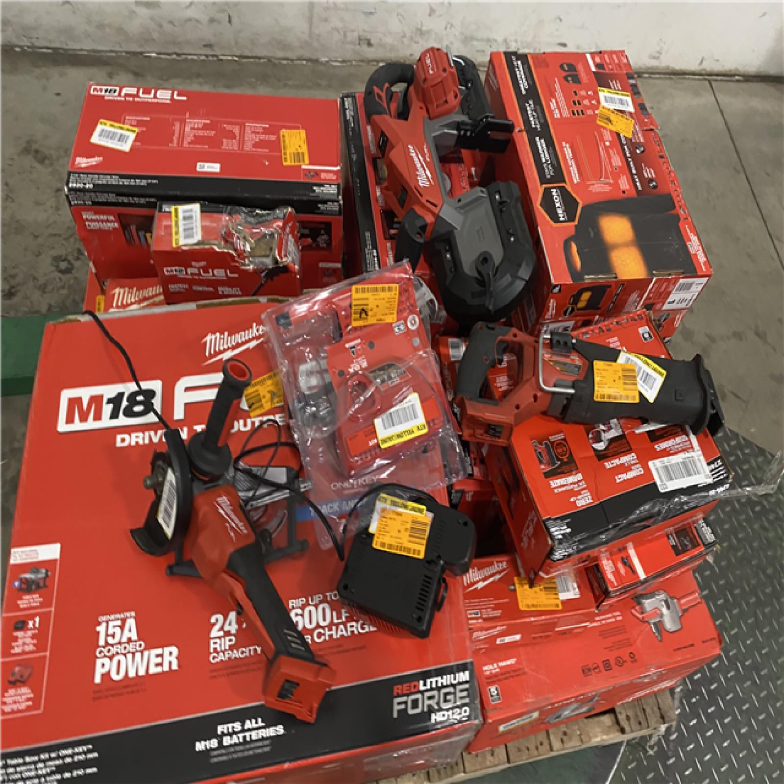 Dallas Location - As-Is MILWAUKEE Tool Pallet