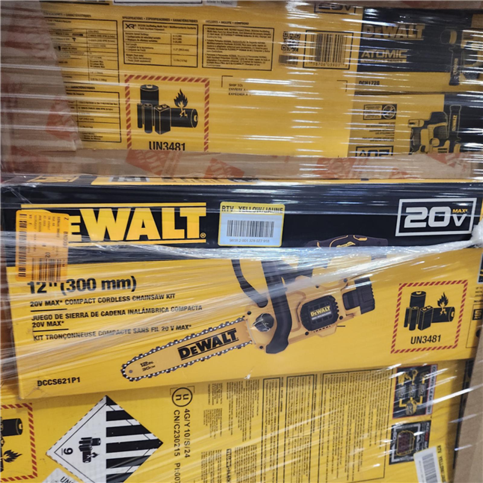 Dallas Location - As-Is DEWALT Tool Pallet