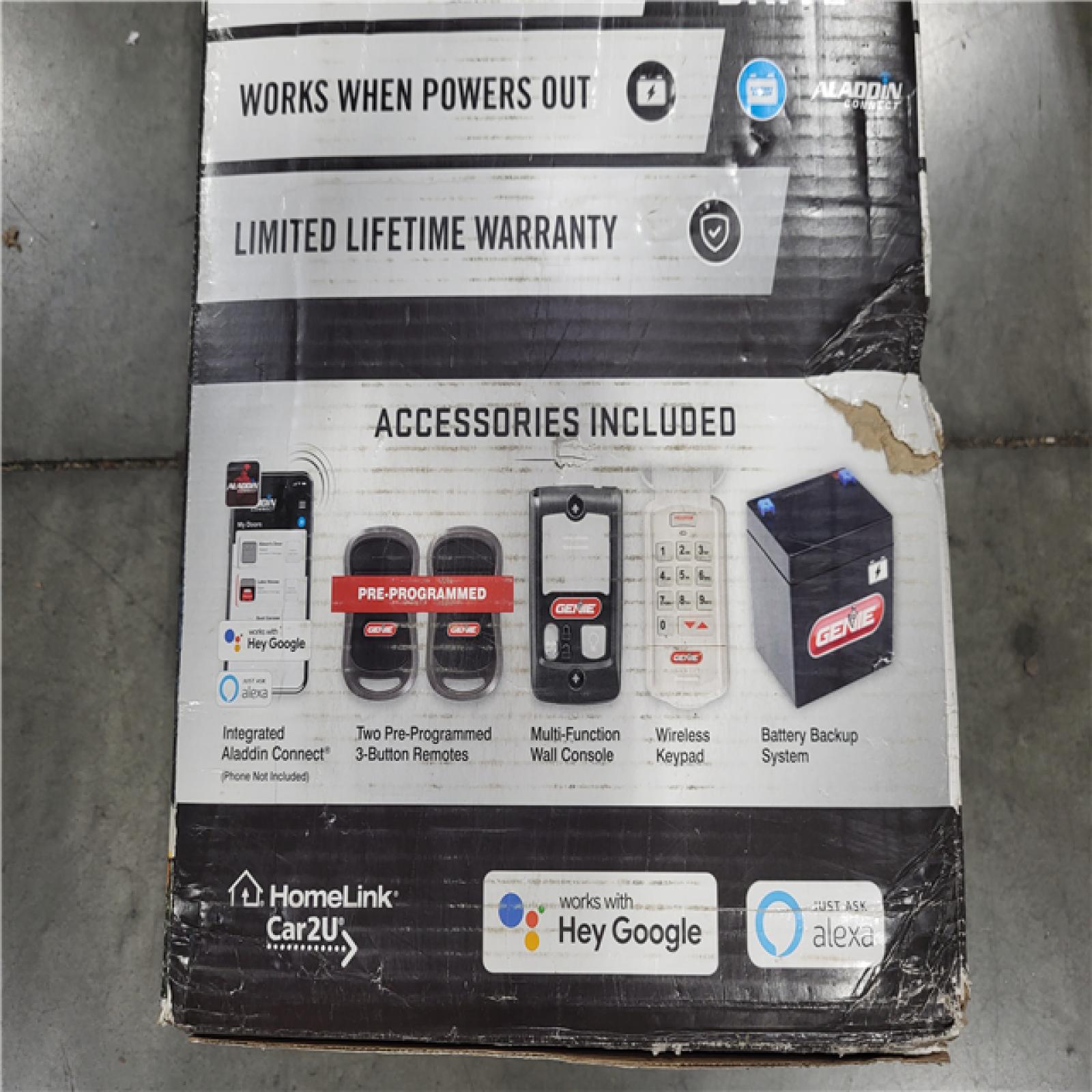 CALIFORNIA AS-IS LIKE NEW GENIE SCREW DRIVE GARAGE DOOR OPENER