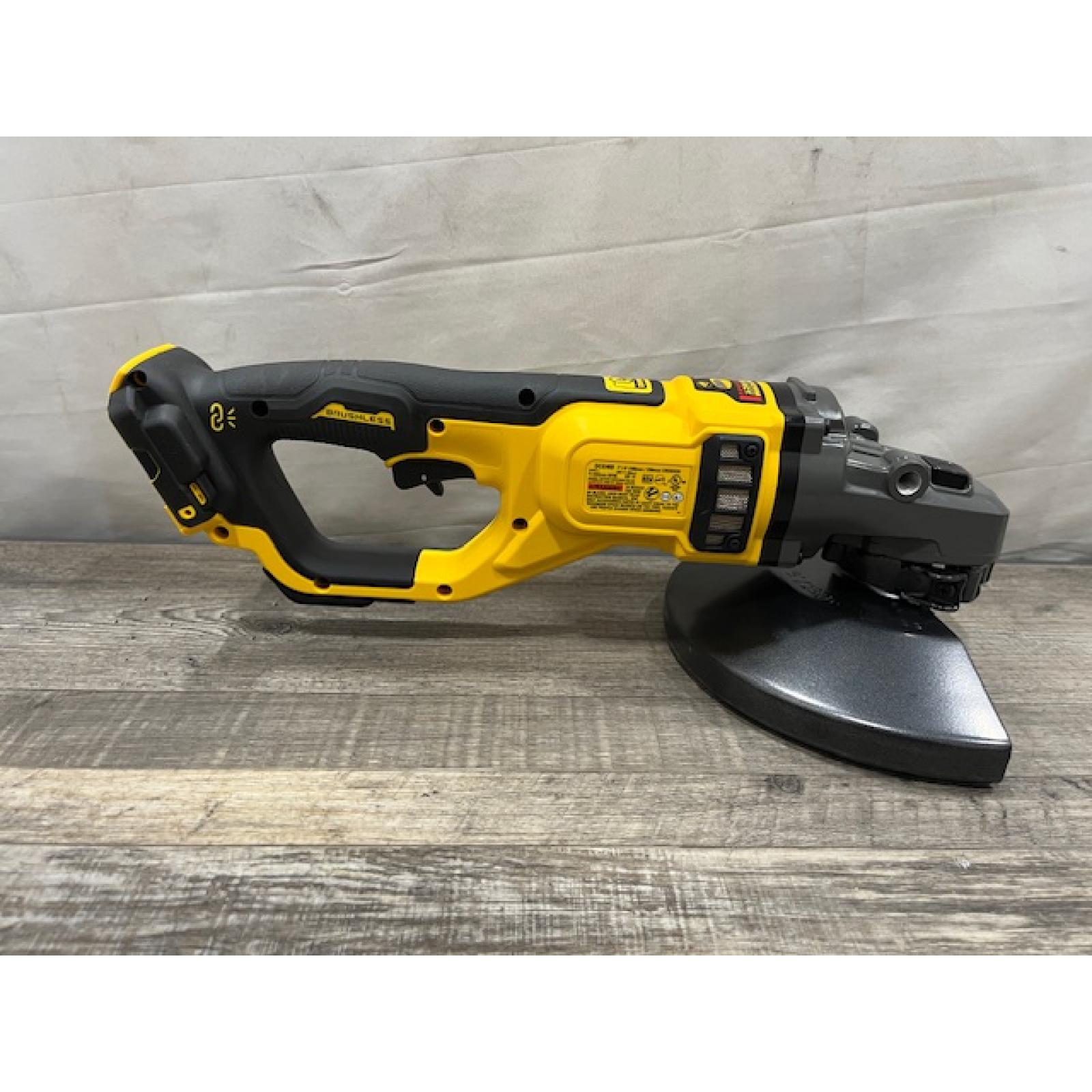 AS-IS DEWALT FLEXVOLT 60-Volt Lithium-Ion Cordless 7 in. to 9 in. Large Angle Grinder Kit