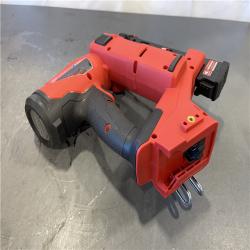 AS-IS - MILWAUKEE M18 FUEL 18-Volt Lithium-Ion Brushless Cordless 18-Gauge 1/4 in. Narrow Crown Stapler