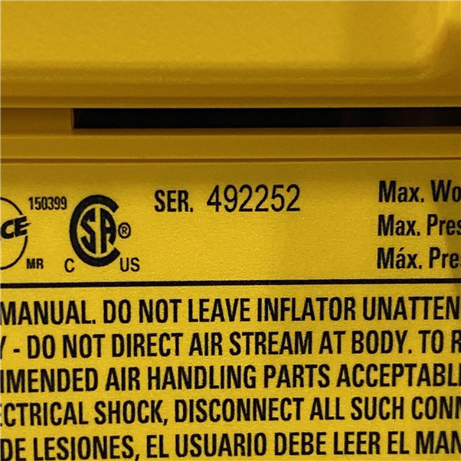 AS-IS DEWALT 20V MAX Cordless Electric Portable Inflator (Tool Only)