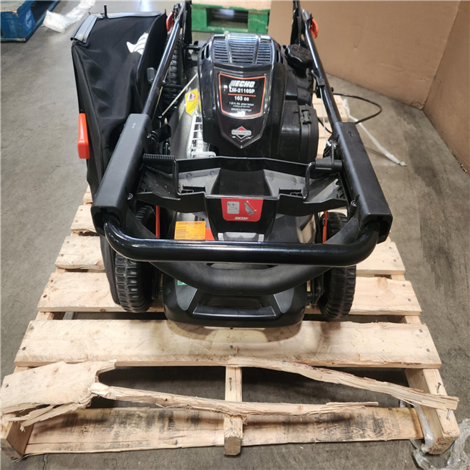 Phoenix ECHO 21 in. 163 cc Briggs and Stratton Gas 3-in-1 One Blade RWD Self-Propelled Walk Behind Lawn Mower w/ 7 Height Adjustments