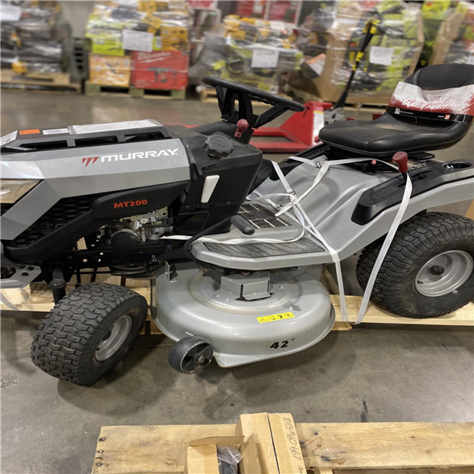 Dallas Location - As-Is Murray MT200 42 in. 19.0 HP Gas Riding Lawn Tractor Mower