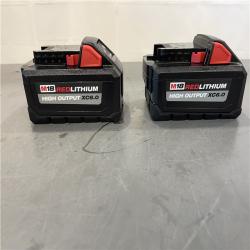 AS-IS - Milwaukee 18-Volt Lithium-Ion High Output Starter Kit with Two 6.0 Ah Battery and Charger