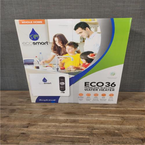 HOUSTON LOCATION - AS-IS (NEW) ECOSMART ECO36 TANKLESS ELECTRIC WATER HEATER
