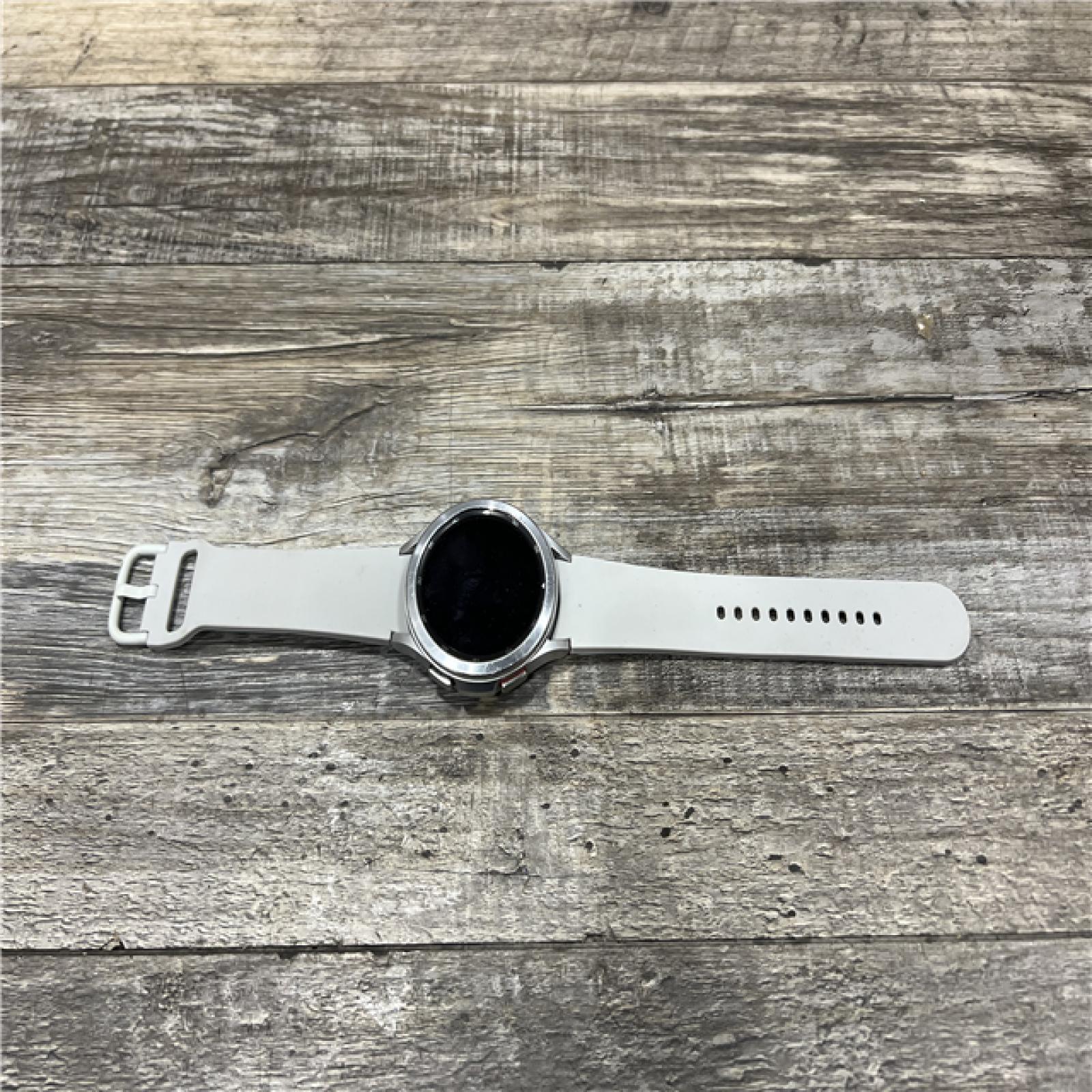 AS-IS Samsung Galaxy Watch 4 Classic BT 46mm Smartwatch - Silver