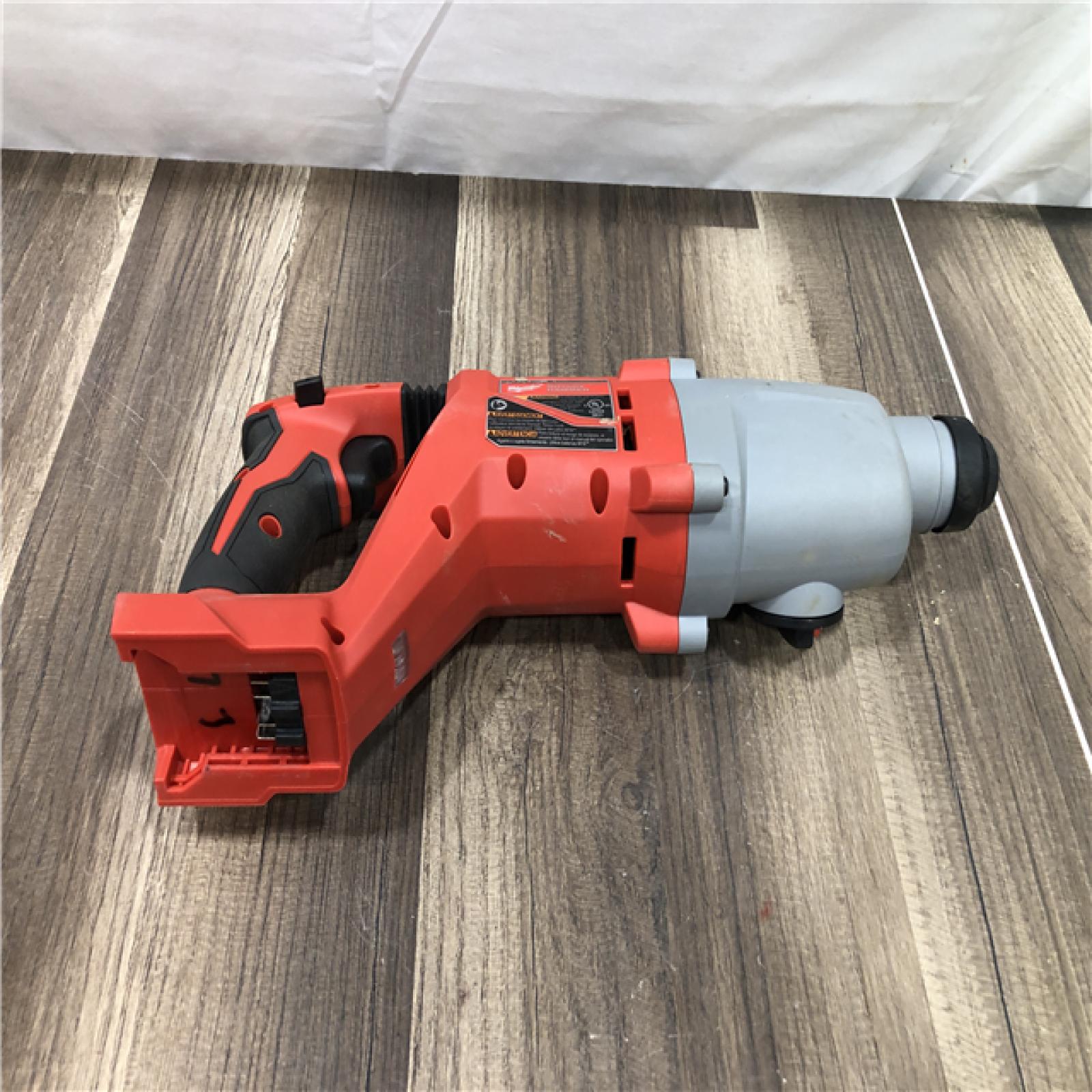 AS-IS Milwaukee 18V Lithium-Ion Brushless Cordless 1 in. SDS-Plus D-Handle Rotary Hammer (Tool-Only)
