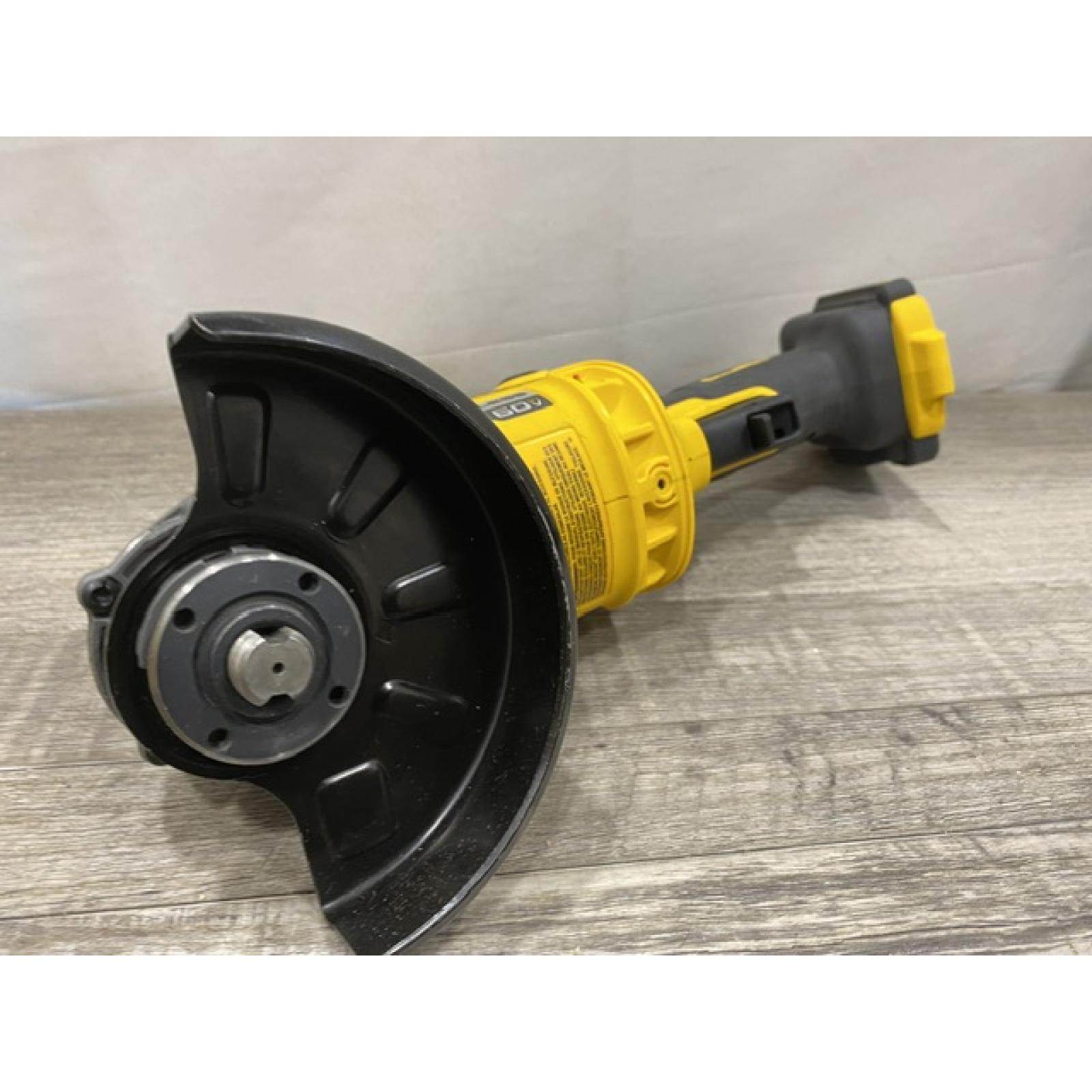 AS-IS DEWALT FLEXVOLT 60V MAX Cordless Brushless 4.5 in. to 6 in. Small Angle Grinder with Kickback Brake (Tool Only)