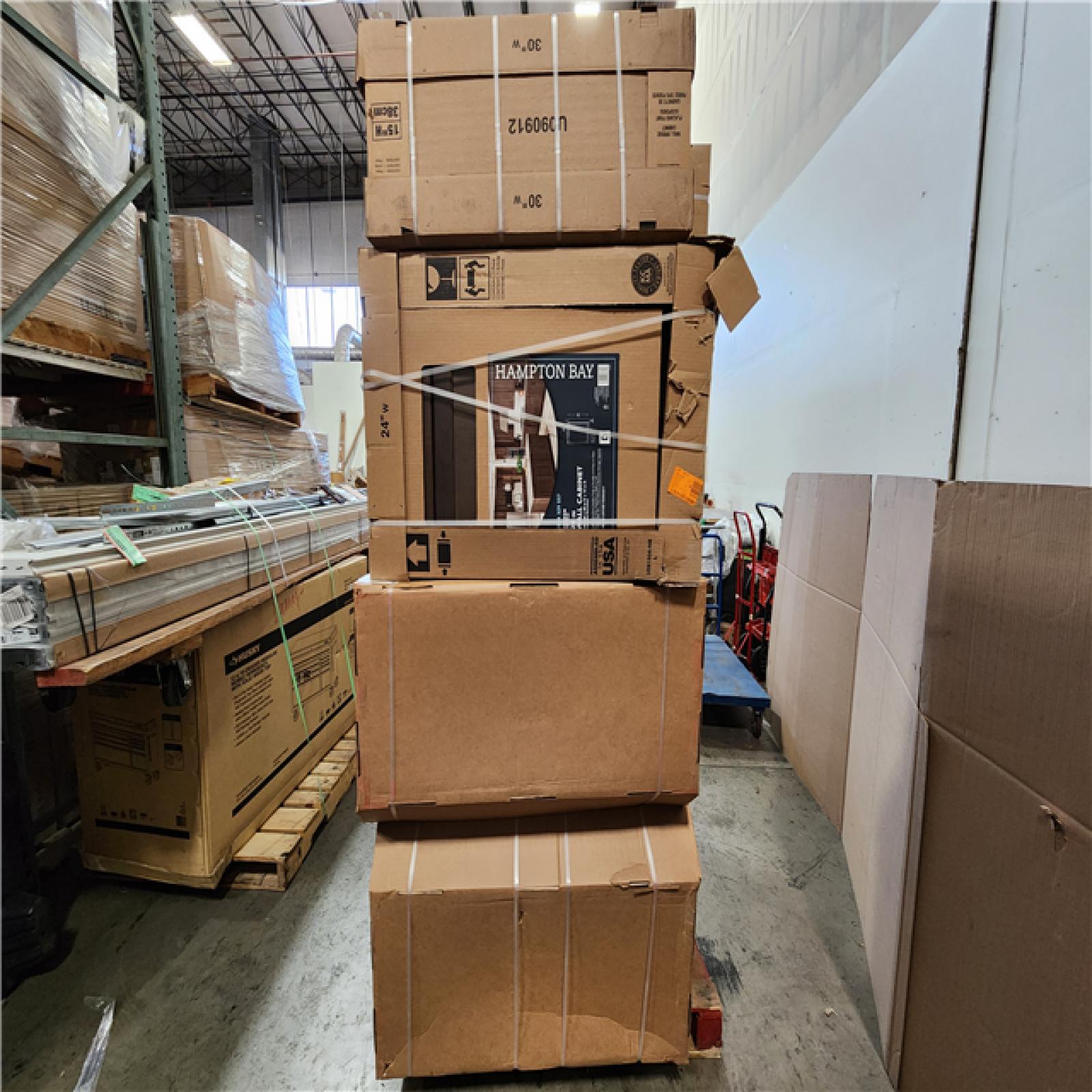 Phoenix Location Hampton Bay Kitchen/Bathroom Cabinet in Brindle (8 Cabinets)