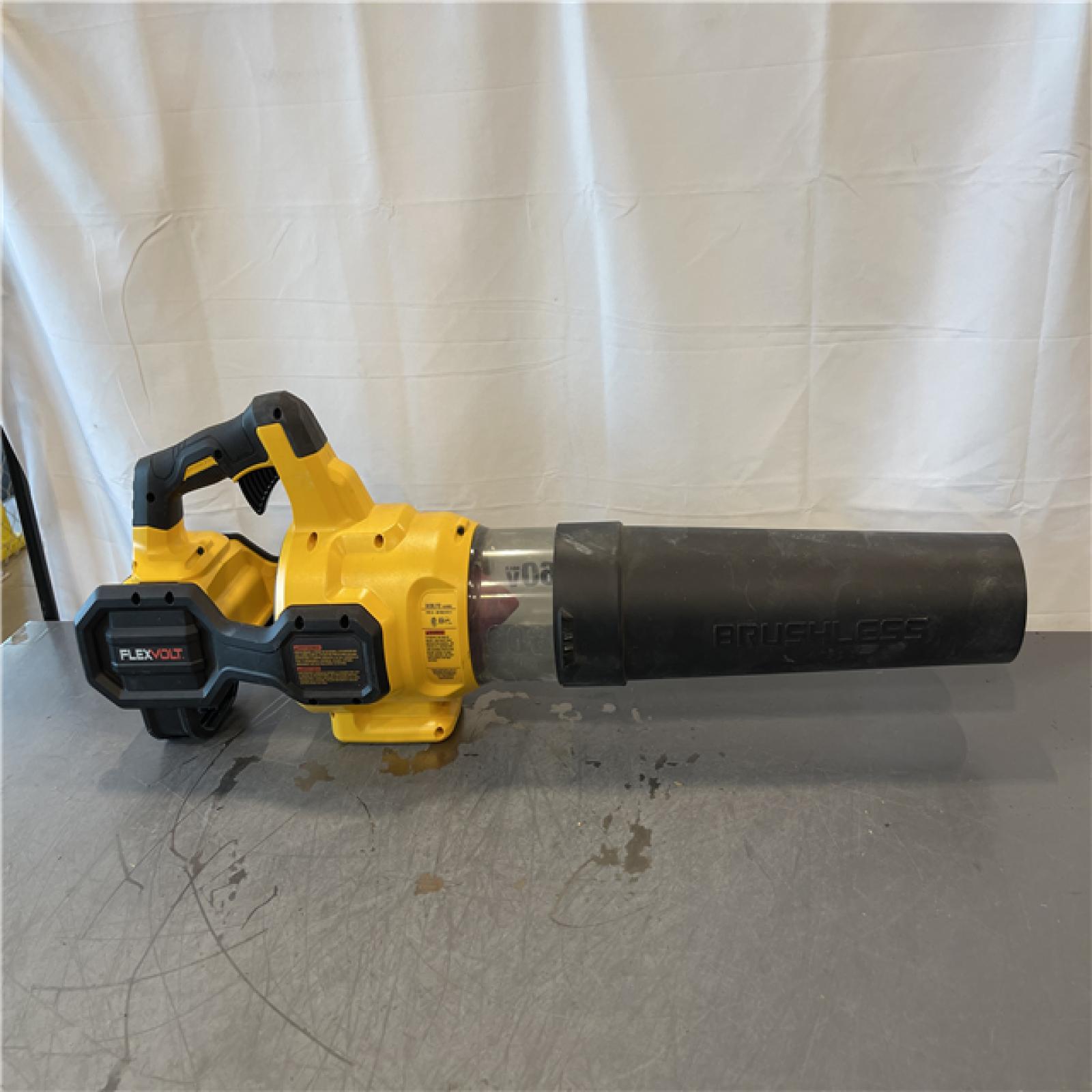 AS-IS - DEWALT FLEXVOLT 60V MAX 125 MPH 600 CFM Brushless Cordless Battery Powered Blower (Tool Only)