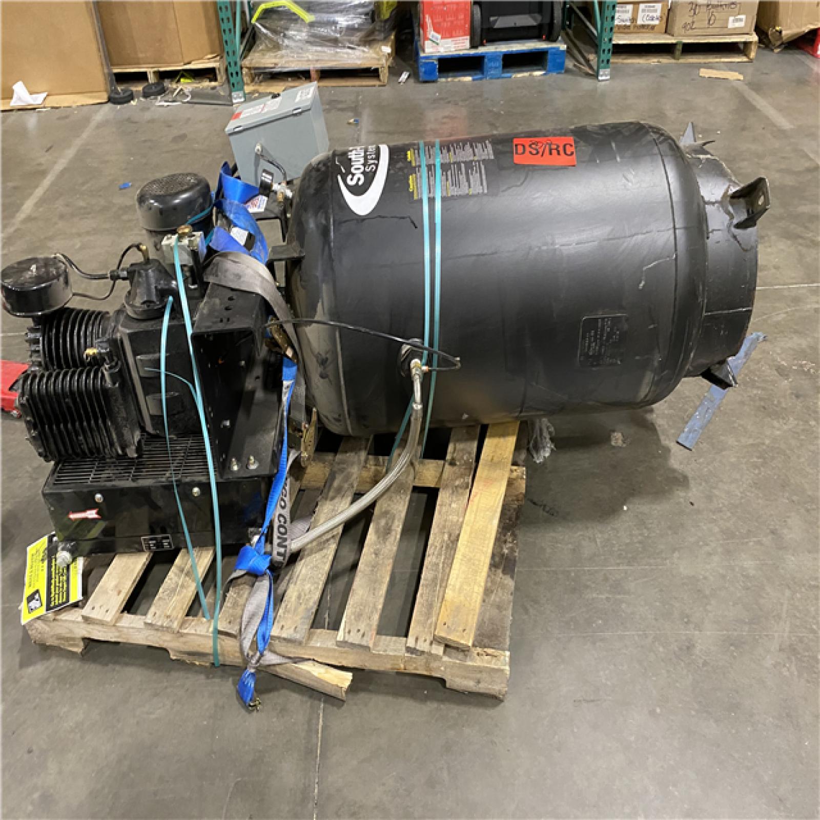 Dallas Location - As-Is South-Tek Systems Vertical Air Compressor