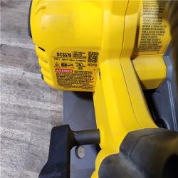 HOUSTON LOCATION - AS-IS DeWALT Flexvolt Max 7-1/4  60V Brushless Circular Saw DCS578B (Bare Tool)